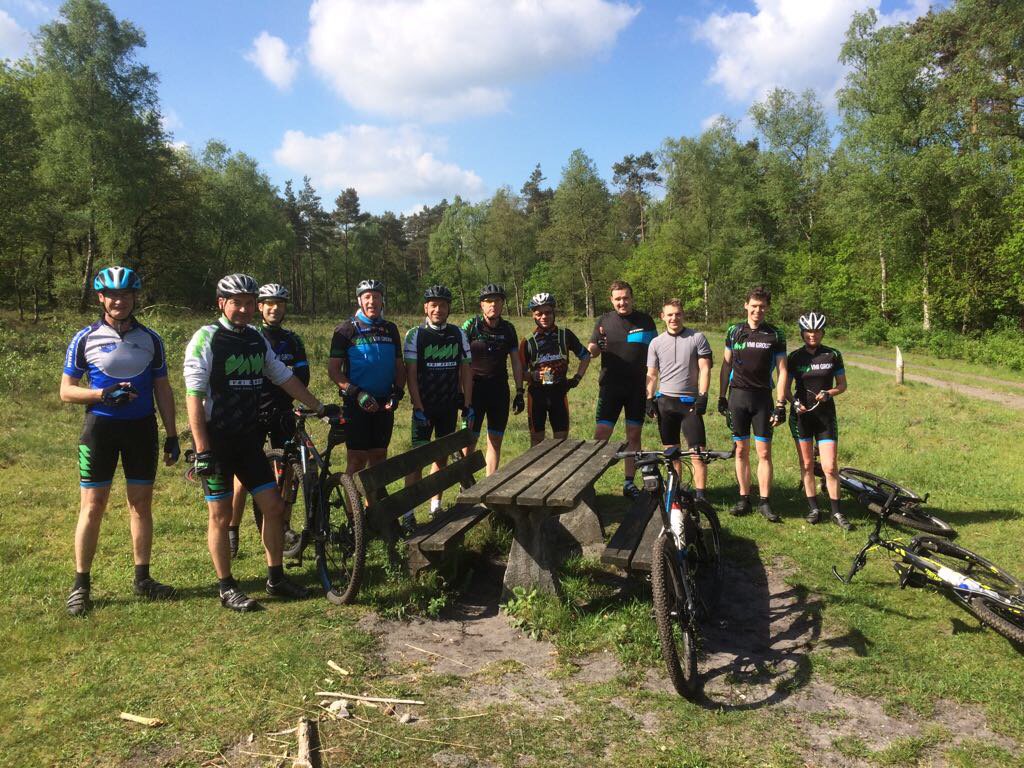 Part of the VMI <a href="/Duchenne_Heroes/">Duchenne Heroes</a> team had a nice training this morning in the surroundings of Epe. The team is getting ready for September!