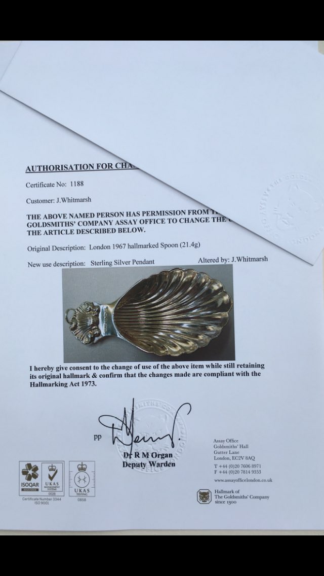 vintagesilverwk's tweet photo. Three packages back from hallmarking @GoldsmithsCo today including these, together with their wonderful embossed certificates #specialgift https://t.co/fJcliwJrKW