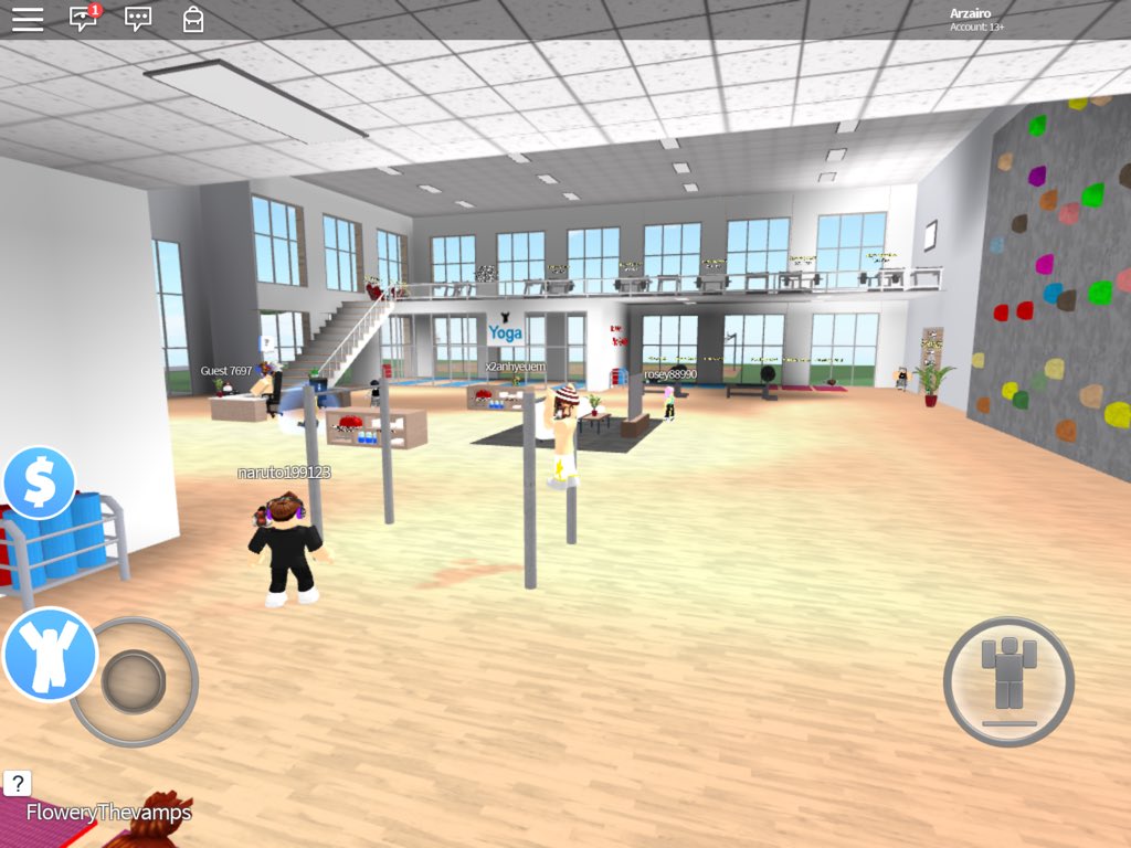 Arzairorbx On Twitter The Beautiful Gym In Roblox Fitness Roblox Robloxdev Robloxart Robloxgamers - gym pic roblox