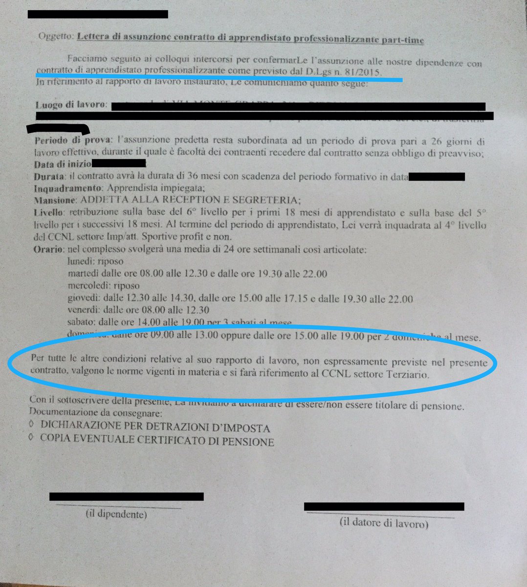schiaffo91's tweet photo. Interessante per la classe di #IRL2017 un vero contratto di apprendistato professionalizzante part-time ai sensi del D.lgs 81/2015 https://t.co/qLQQBX6wKE