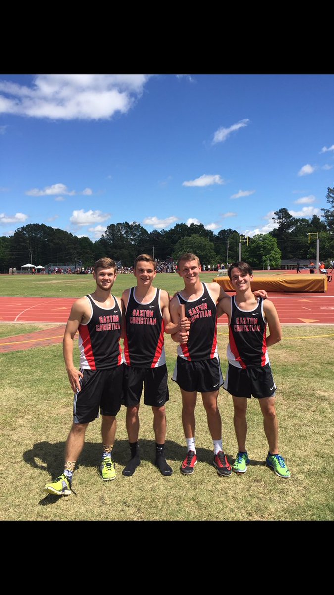 GcsRunning's tweet photo. The #JBCL crew runs their final 4x400 today as @Luke_Springs, @jproooney & Brice close out their careers. What an amazing journey it's been https://t.co/sgsSsBqIt3