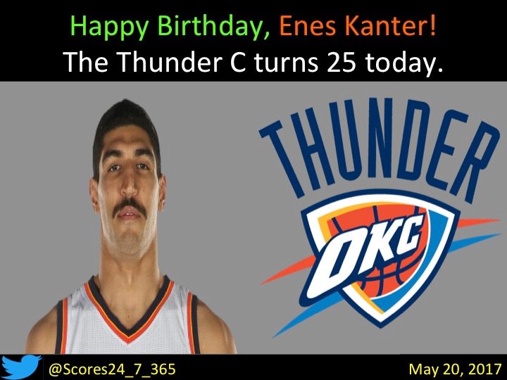  happy birthday Enes Kanter! 