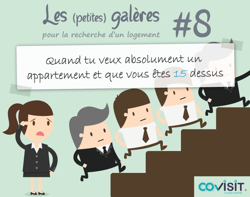 Il faut attendre parfois de longues minutes pour visiter un #logement. Pire, il se peut qu'on ne l’obtienne même pas ! #galère #Covisit