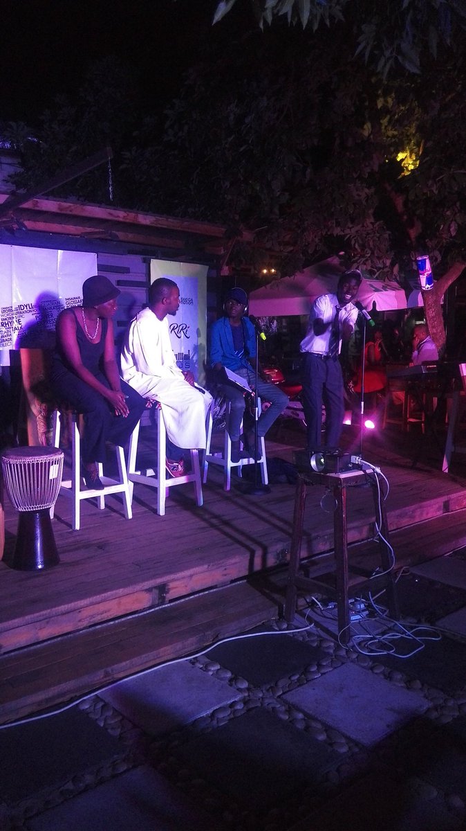 wordug's tweet photo. If you love Poetry, this is the place to be - #WordUg #UnSungHeros is on right now!

DevisThePowet, Daniel O'Mara and Laker Poet's on stage https://t.co/DRlA5PDufV
