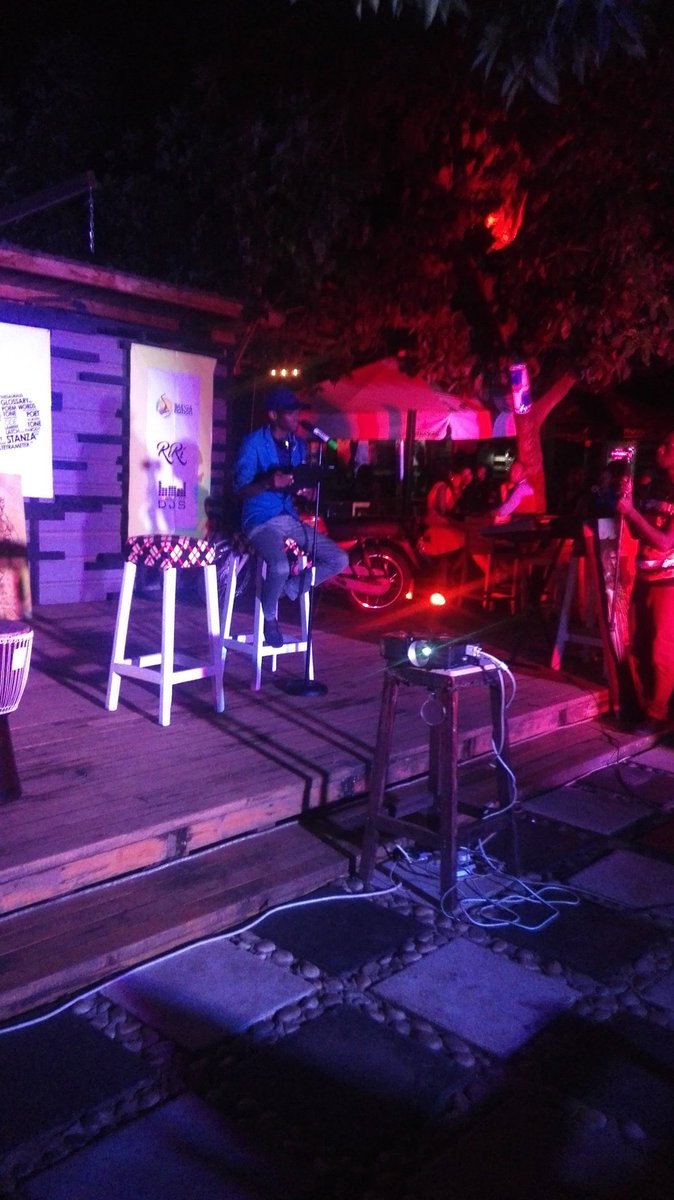wordug's tweet photo. If you love Poetry, this is the place to be - #WordUg #UnSungHeros is on right now!

DevisThePowet, Daniel O'Mara and Laker Poet's on stage https://t.co/DRlA5PDufV