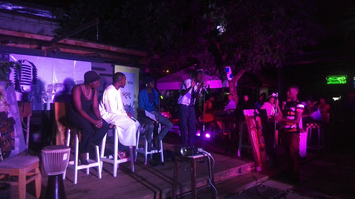 wordug's tweet photo. If you love Poetry, this is the place to be - #WordUg #UnSungHeros is on right now!

DevisThePowet, Daniel O'Mara and Laker Poet's on stage https://t.co/DRlA5PDufV