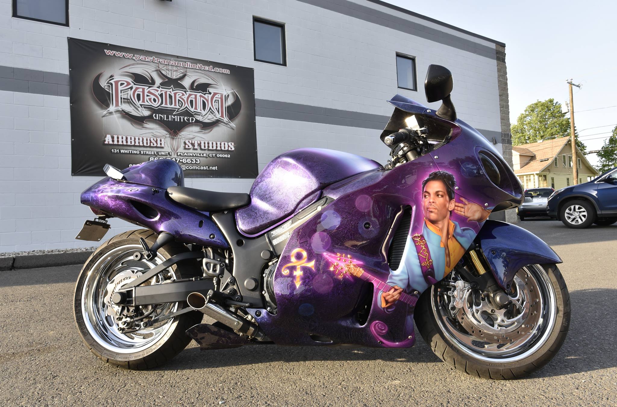Custom sale painted hayabusa