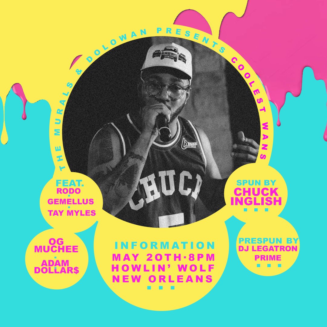 uniquitymusic's tweet photo. #uniquityalum @Rodojo21 & #AWWNOLA alumna @LegatronPrime providing opening support at tonight's show w/@Chuckisdope https://t.co/Zqk8dRzpA8