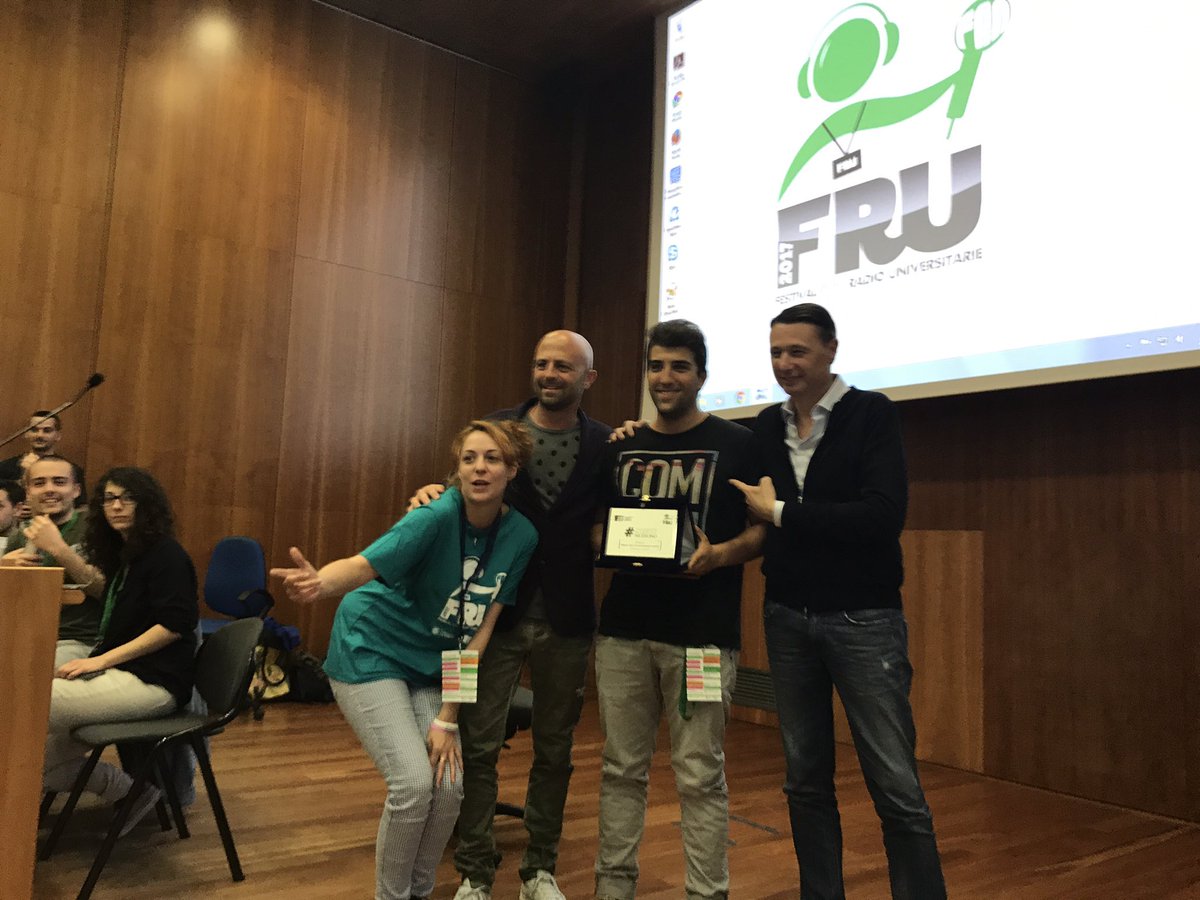 UniVerona's tweet photo. Vincitore del contest #noncifermanessuno promosso da @raduni e @RadioR101 è Matteo di @uniradiocesena #Fru2017 @LucaAbete https://t.co/AAS8LdJEto