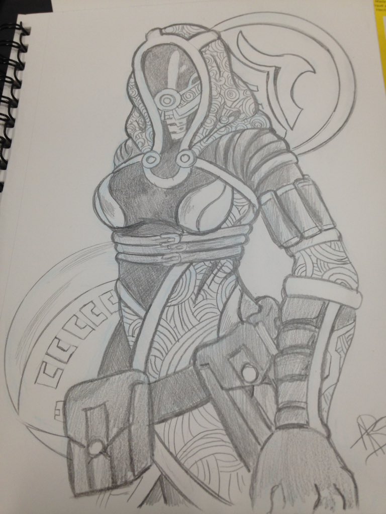 All done! #commissions #tali'zorah #FivePointsFest