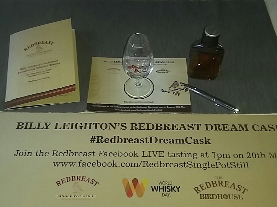 Pandemoniumd01's tweet photo. Going Irish this evening with #RedbreastDreamCask. How will you be spending your #WorldWhiskyDay ? https://t.co/vN2V28w33J