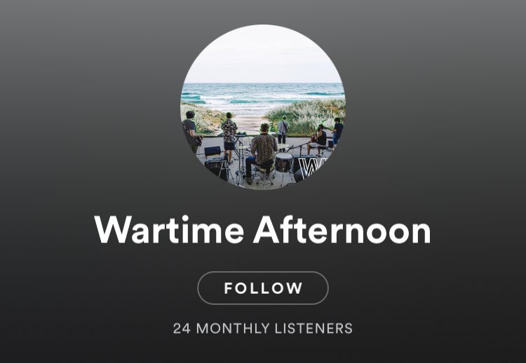 WartimePM's tweet photo. Follow us on @Spotify // album drops this summer https://t.co/Cdf4CKvQgh