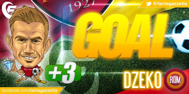 Fantacalcio's tweet photo. #ChievoRoma GOL! Ha segnato #DZEKO! Quinto gol della #Roma con il bosniaco https://t.co/gIwW2AOMdW