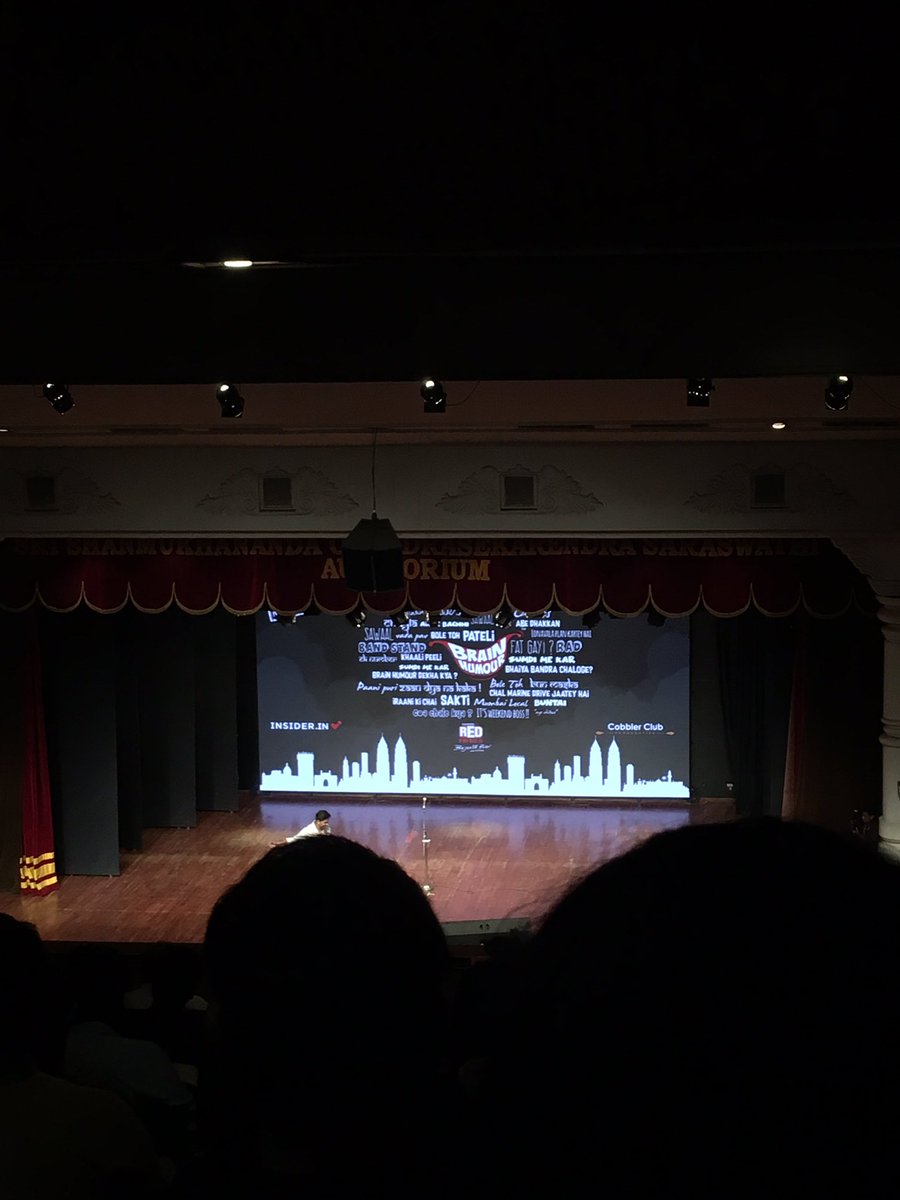 jahnavipatel91's tweet photo. Saturday evening done right with #BrainHumour. You guys were brilliant @Zakirism, @KananGill, @kalyanrath, @one_by_two (favourite) https://t.co/zdH9AZ3kjF