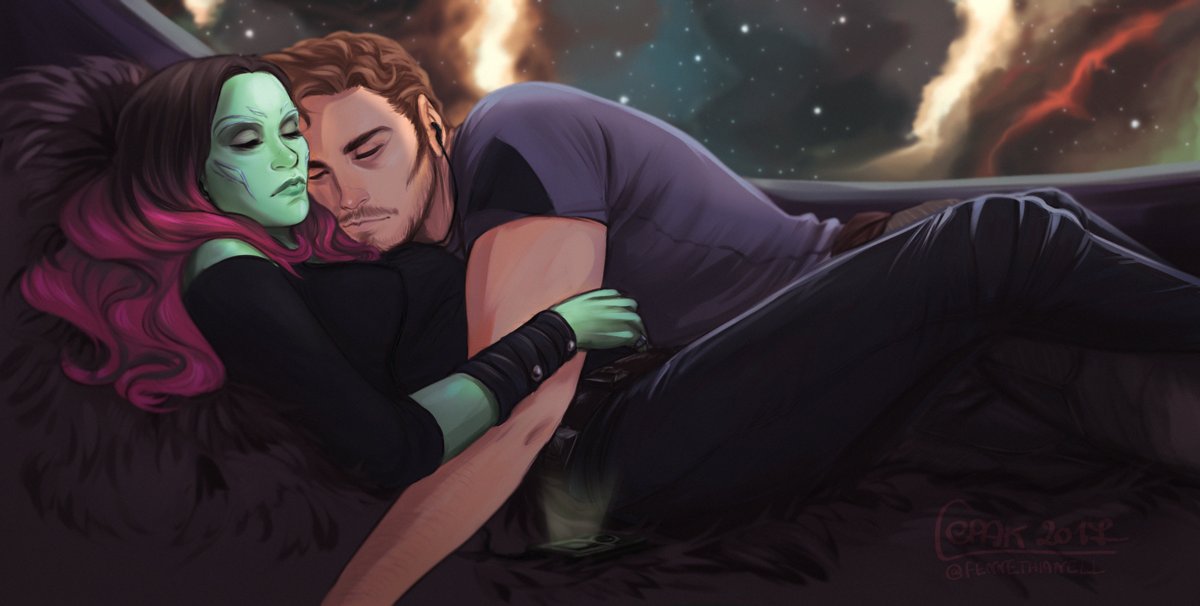 I think it's finished 
#GuardiansoftheGalaxyVol2 #GotGVol2 #starmora #marvel