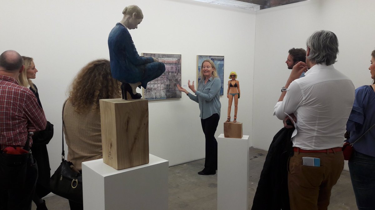 Happy to have guided today for 2hrs a group of art fans <a href="/amstartfair/">Amsterdam Art Fair</a>! Check pics with myself missing :-) Epic fair w/ eye pleasing artists!