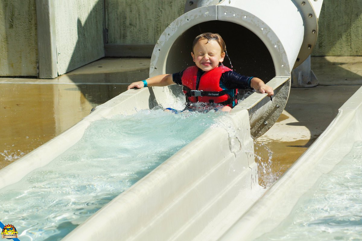 splashway's tweet photo. SPLISH-SPLASH! We're open!
Don't forget, our members of the military are FREE today!
#SwayWithRay #SummerIsBack https://t.co/79PZosaLsb