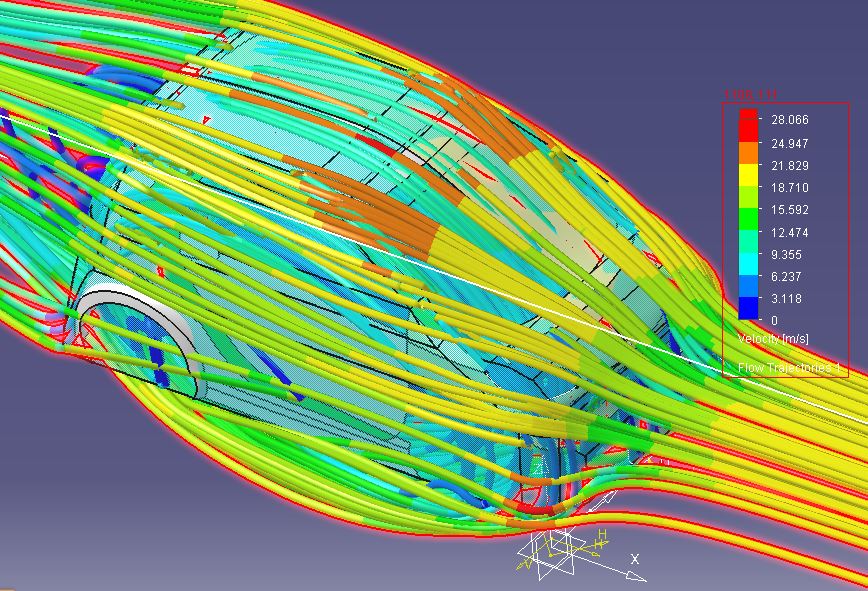 Bu gördüğünüz Spagetti olsa beğenirdiniz ama bu araba üzerinden geçen havanın akışı 😂