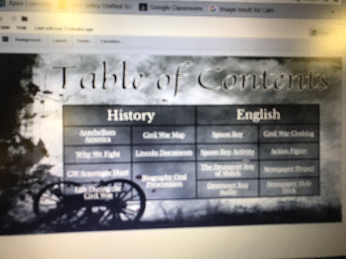 TGarfinkle's tweet photo. 8th grade history comes alive with a Civil War Hyperdoc Ditch the textbook! DITCH THE WORKSHTS!@DrMVPsimivalley @AnnaCavanaugh @CUERockStar https://t.co/v1qjOAuTXn