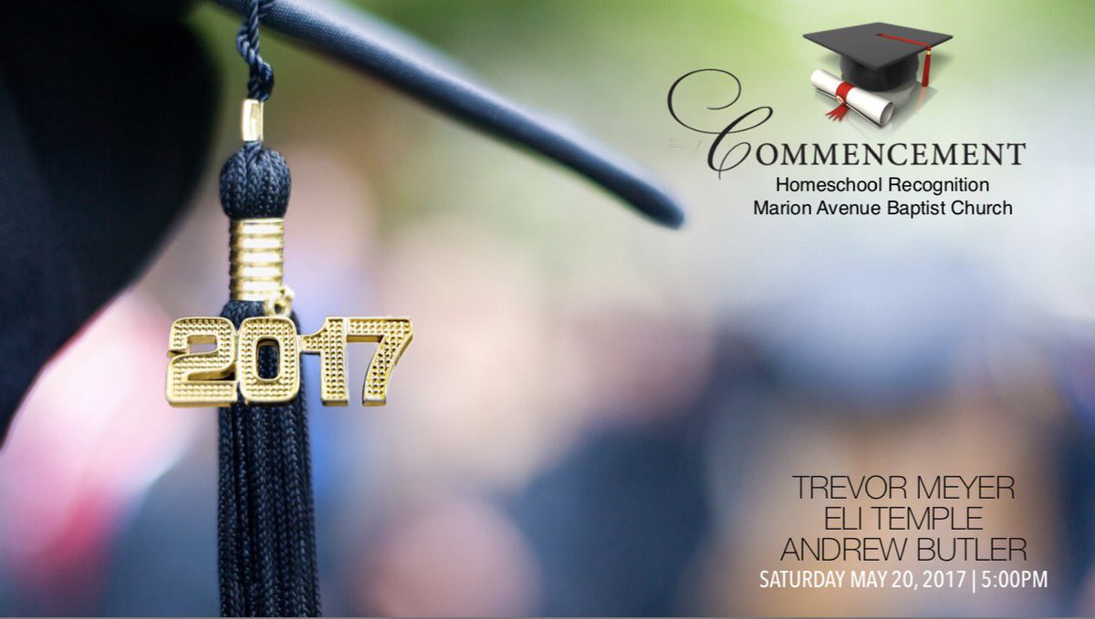 If you've ever graduated or have a child that will, you know the encouragement of support on this milestone. Join us at 5 PM to celebrate!