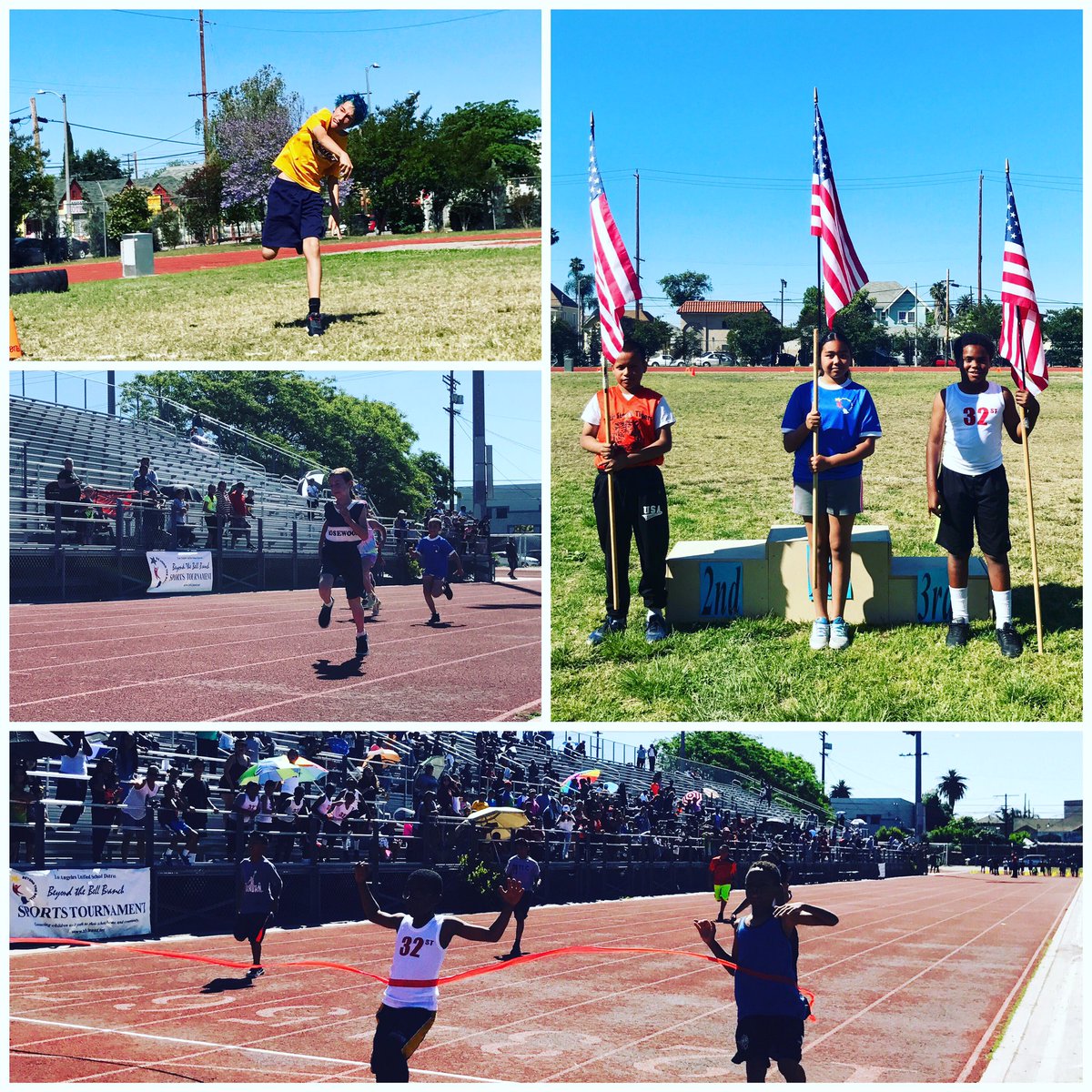 Amazing Day <a href="/Elementary/">elementary@mastodon.social</a> School Units Track &amp; Field Event. Over 200 students participate in today's competition @santeefalcons HS #btbstrong