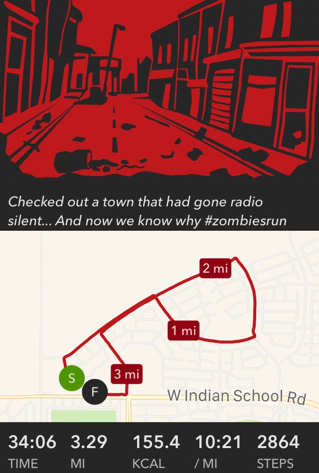 Triken27's tweet image. Checked out a town that had gone radio silent... And now we know why #zombiesrun #plexuspower