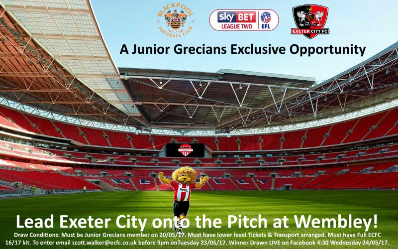 JuniorGrecians's tweet photo. Amazing Once in a Lifetime Exclusive Junior Grecians Member Opportunity Lead @OfficialECFC out at Wembley: https://t.co/WUaz2BnQhM #ecfc https://t.co/s0k6XSlLUB