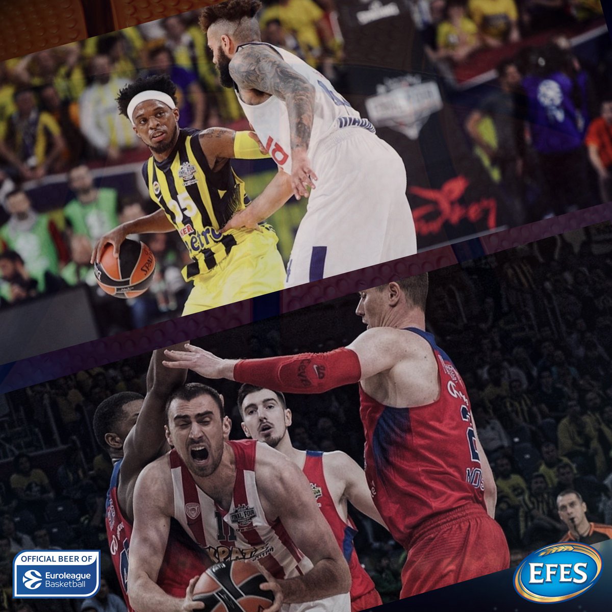 Efes's tweet photo. Yesterday was full of fun and energy! No doubt that tomorrow will be much more exciting at @Euroleague #F4GLORY 
#Efes4Final4 https://t.co/OoYr586n1x