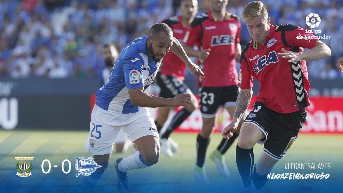 Alaves's tweet photo. ⏱ 49' | Zurdazo a bote pronto de @RaulCarnero que se marcha alto. ¡Buena llegada albiazul! 0-0 #GoazenGlorioso #LeganésAlavés https://t.co/MCU3rAOZDi