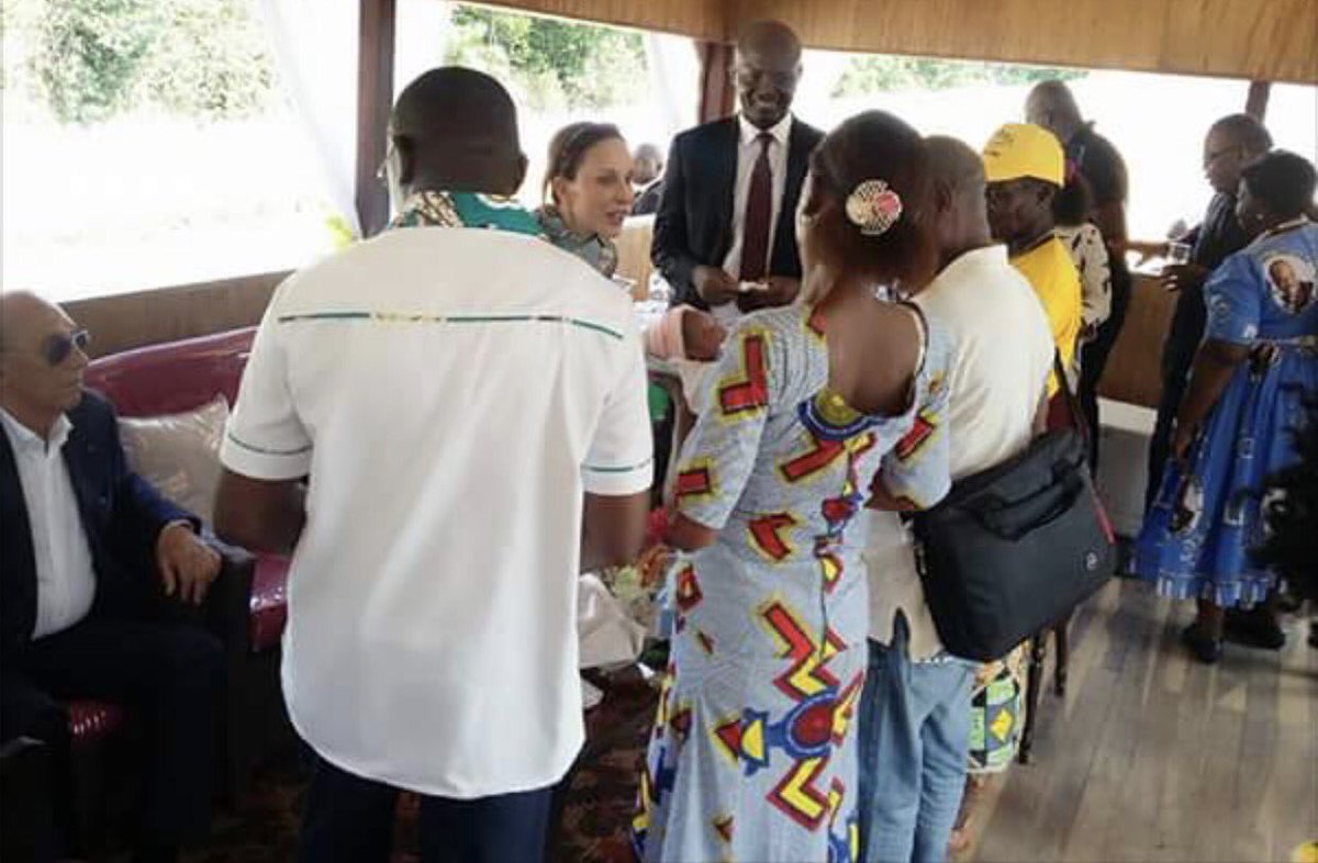 EssonguePatrick's tweet photo. Cérémonie d'inauguration d'edock city #viafe #Mitzic #Lalara #Ndjole #Gabon. @Sylviabongo @AndrewGwodock @Gwodock 5 https://t.co/10f884x9rV