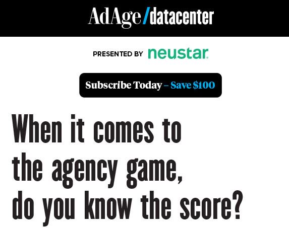 adage's tweet photo. Who made the #AdAgeDatacenter ranking of the nation's biggest digital agency networks?  Subscribe &amp; access the list. https://t.co/NvOI2RQOw0 https://t.co/siapG2Uqs2