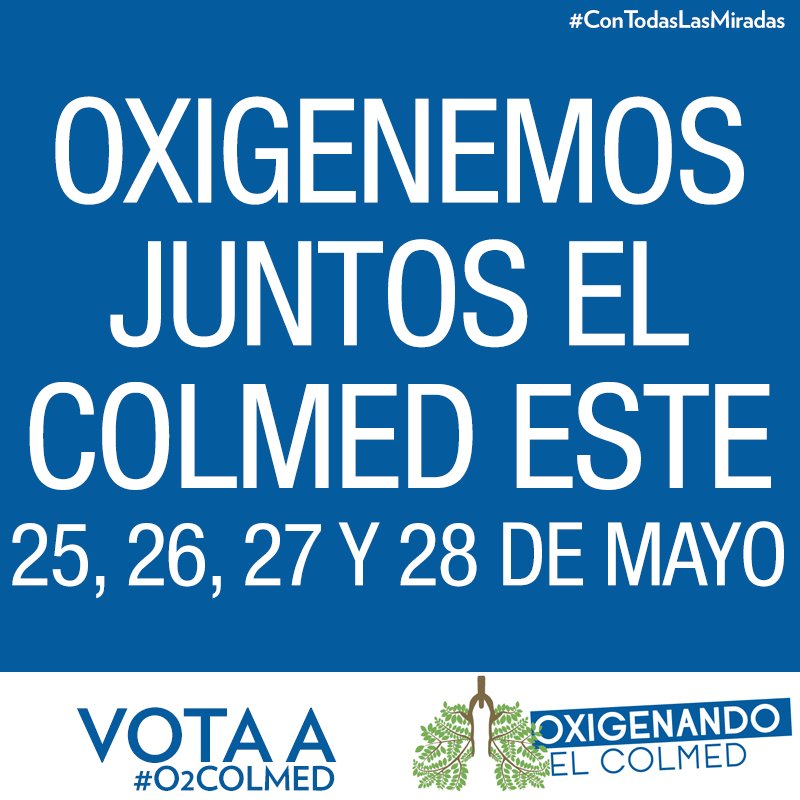 izkia's tweet photo. Nuestra consigna es #ConTodasLasMiradas #O2COLMED VOTA A https://t.co/NsolKmVYyp