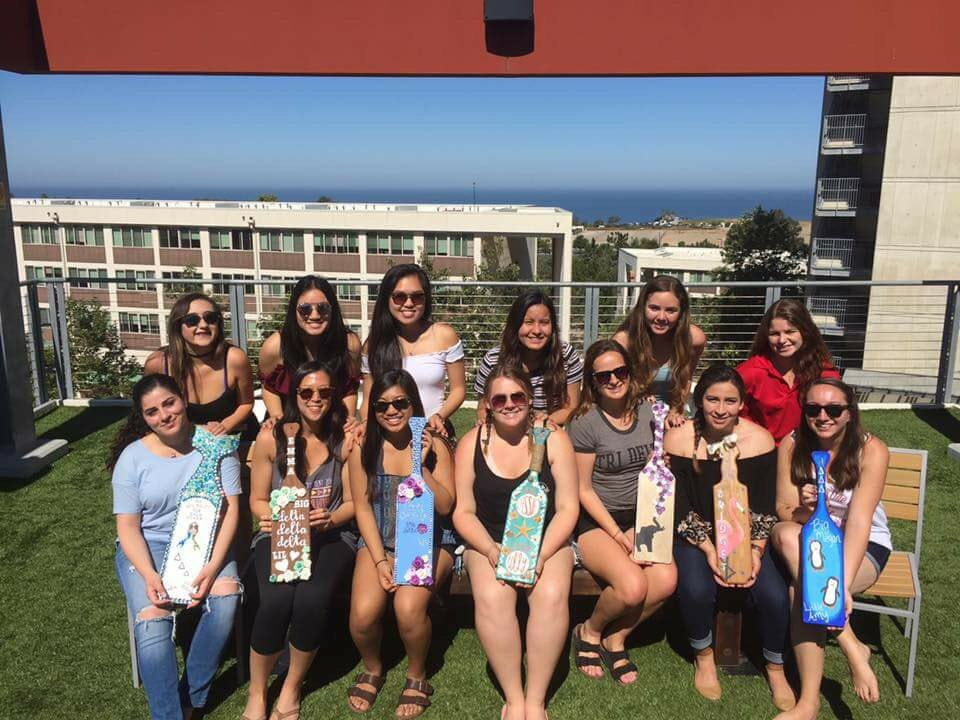 We are so proud of our seniors 💕 happy paddle reveal Tri Delta !