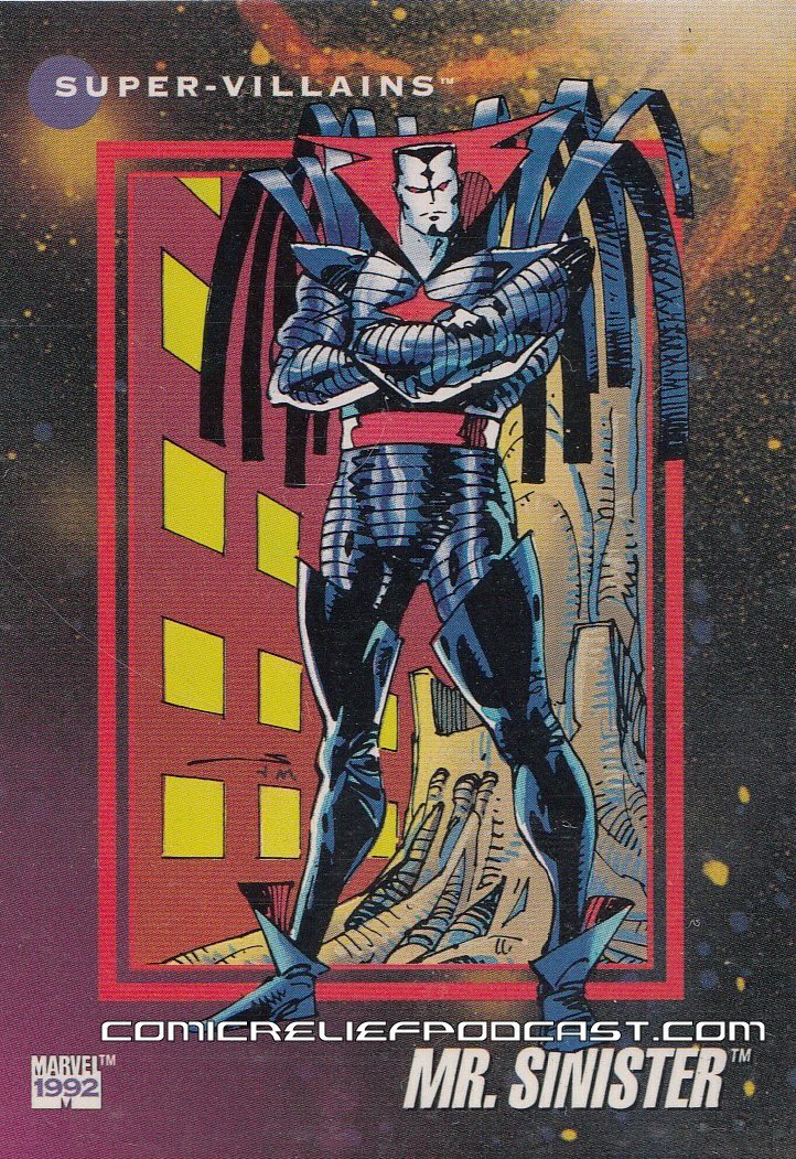 ComicReliefPodc's tweet photo. What is your favorite #MrSinister story/moment so far? #TradingCards #Marvel1992 #Marvel1992TradingCards https://t.co/edqawvIOSv