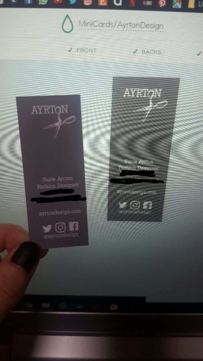 bigsoooze's tweet photo. @MOO extremely unhappy with the quality of my business cards. Printed completely off-centre despite being perfectly central on the preview. https://t.co/L4NlpkTI4n