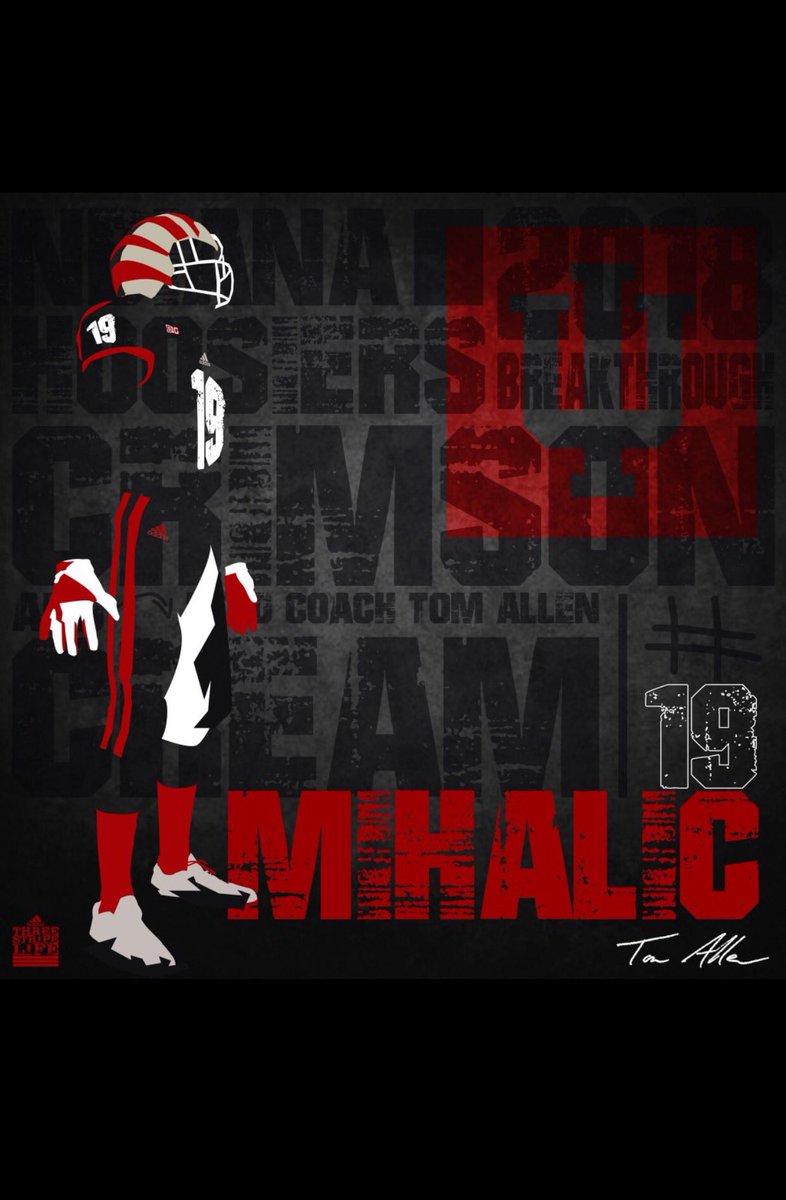 nickmihalic39's tweet photo. Indiana showing some love🔴⚪️🔴⚪️ @JmFireUp_  @HoosierFootball https://t.co/iIvUmu5h3O