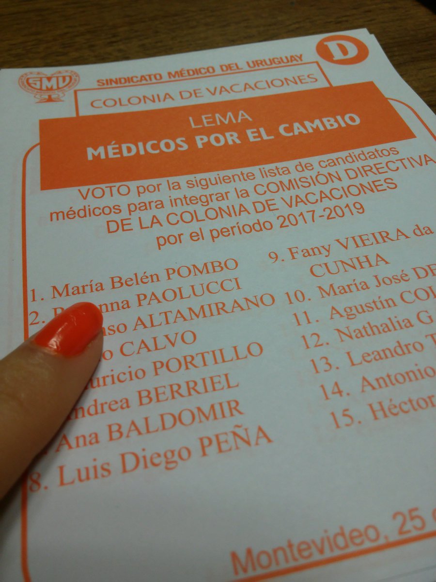 belenpombofriss's tweet image. #naranjaxelcambio @RodrigoPerna3 #eleccionesSMU2017