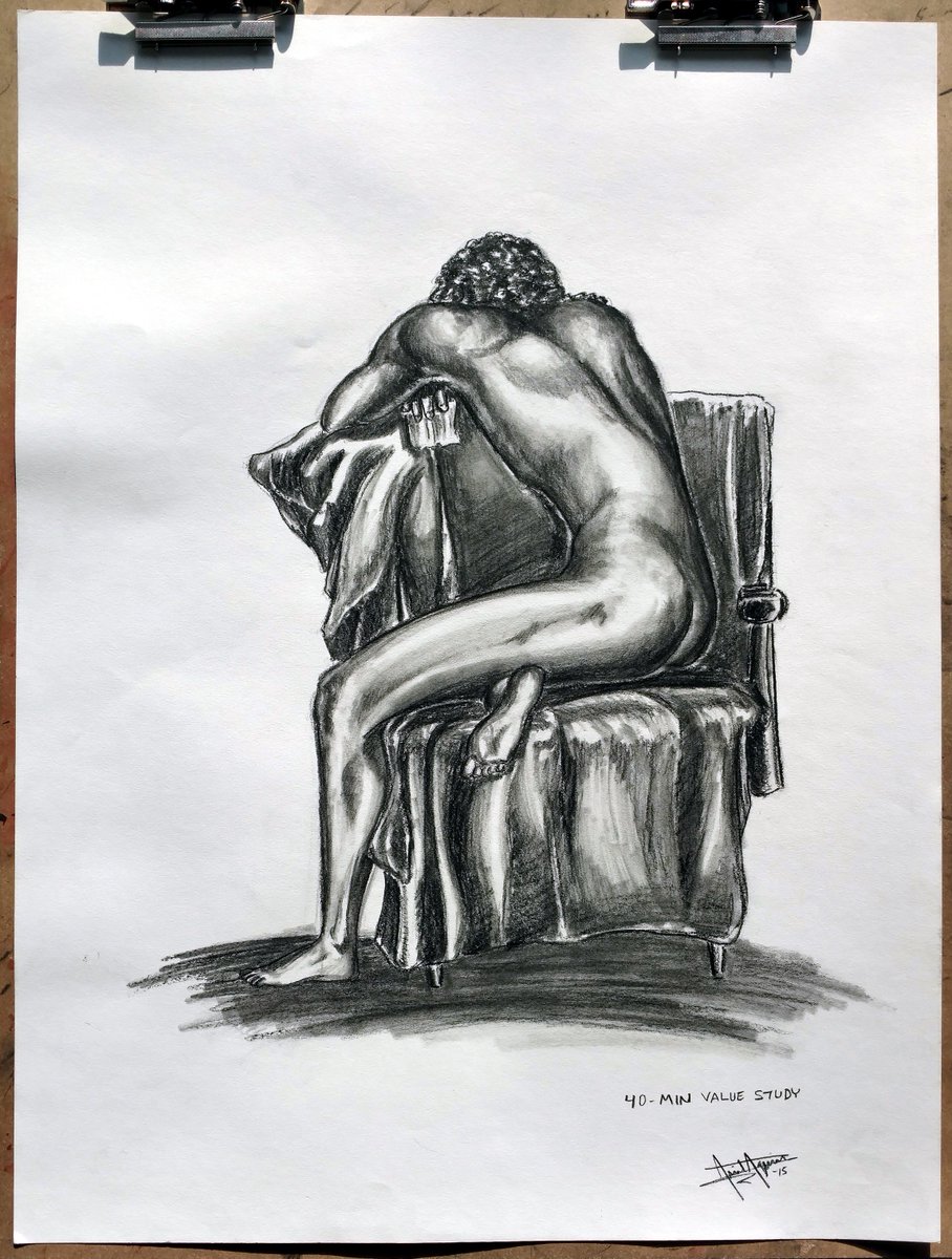 ariel_aguire's tweet photo. 2015 #arielsartwork #figuredrawing #valuestudy #lightlogic #rendering #drawing #bodylanguage #pose #anatomy #model #lifedrawing #charcoal https://t.co/QAFEfrlnVB