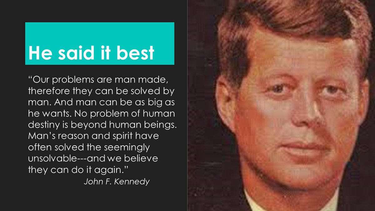 Great quote from President John F. Kennedy. @JMullenUW. @UnitedWaySummit #TEDxAkron2017