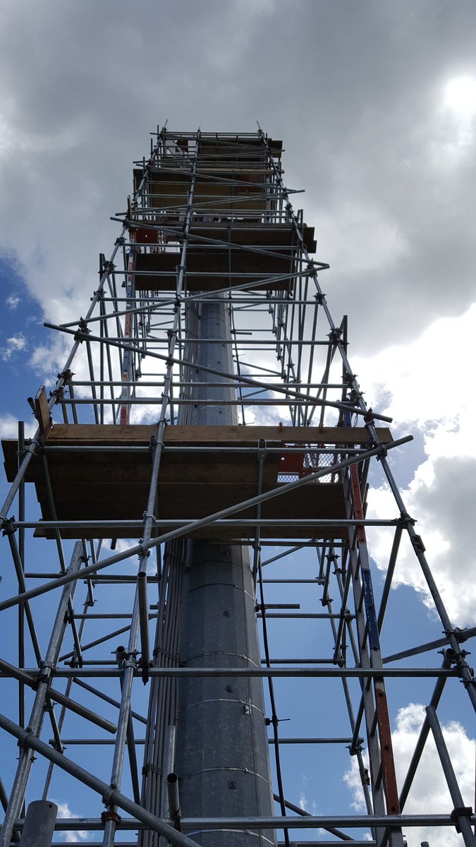 Gorilla_access's tweet photo. A recent project completed on a telecoms mast for one of our customers. We can provide a safe reliable scaffold service any time any where! https://t.co/AU7QsjB00b