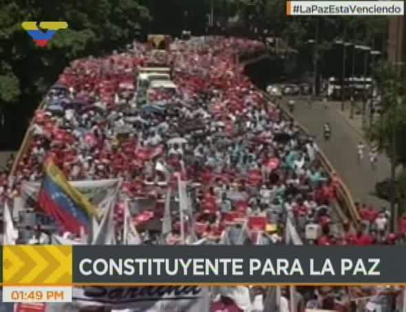 maperezpirela's tweet image. Así está la cosa en #Caracas ...

#LaPazEstaVenciendo