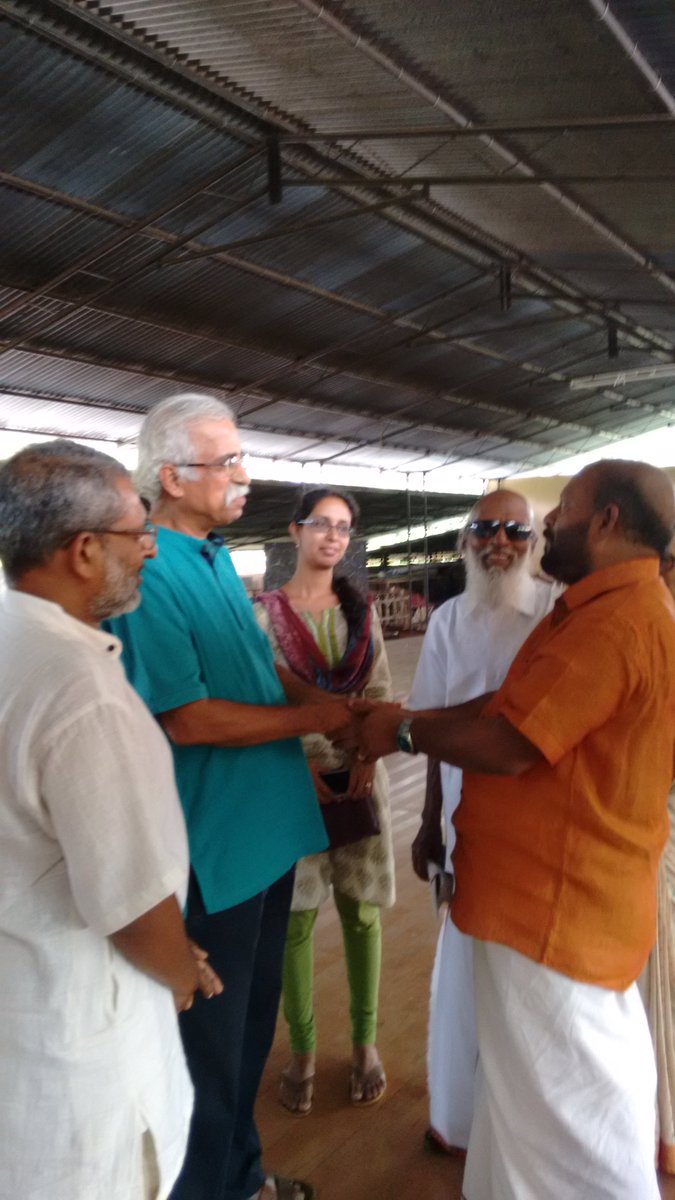 ClaudeAlvares's tweet photo. Sunilkumar Agri Minister thanked by civil society reps for successfully moving unanimous resolution against GM mustard in Kerala Assembly https://t.co/It071XdDy2