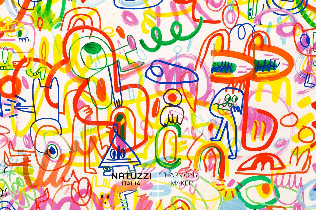 Natuzzi's tweet photo. Jon Burgerman reinvents the #Natuzzi Re-vive armchair with his creative and playful design.
Stay tuned!
#RethinkingReVive #NYCxDESIGN https://t.co/XbzTY5wEJb