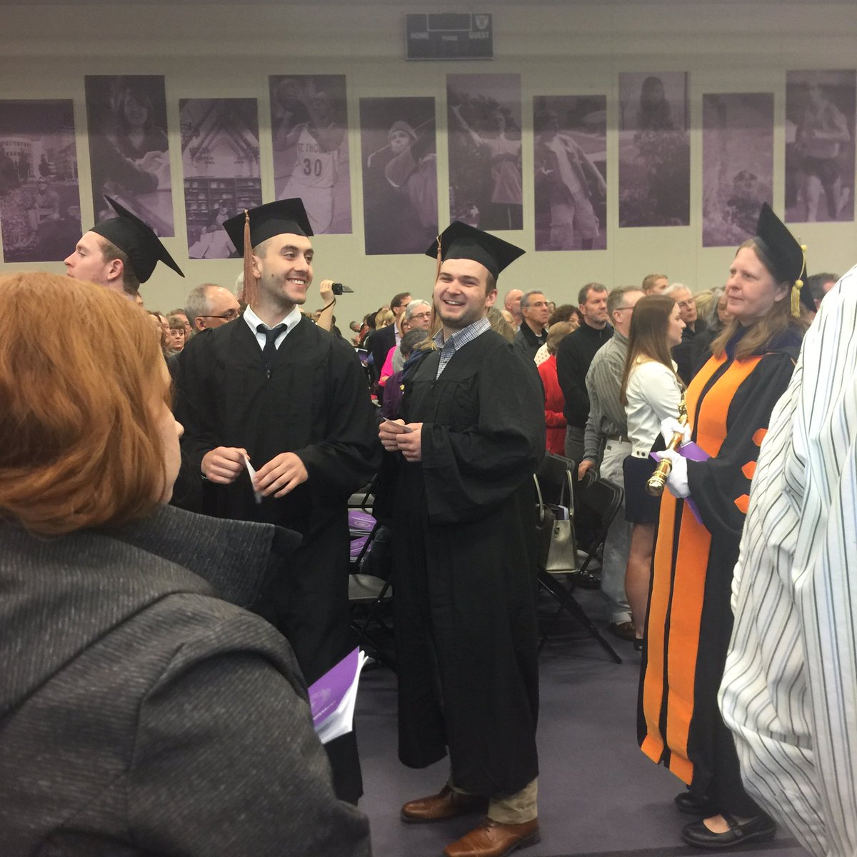 Kr8tive's tweet photo. Paul and Jonah! Congratulations! #UST2017 #TommieGrad https://t.co/ovmMjtFTmH