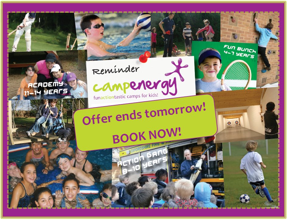 campenergyuk's tweet photo. Our early-bird offer ends tomorrow! 
Use the discount code 'MAYHT17' when booking online.

https://t.co/8BhQ8YEwLb https://t.co/KQMQxhZlzP