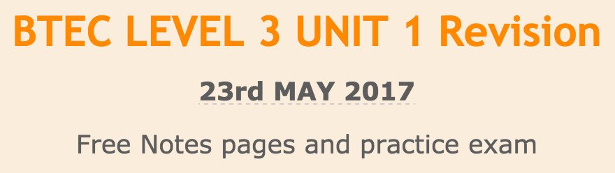 The_EverLearner's tweet photo. LIVE BTEC Level 3 Revision. 23rd May. 4.00pm.

Register here: https://t.co/salnAYpAOO

#pegeeks https://t.co/coPG1G0z5G