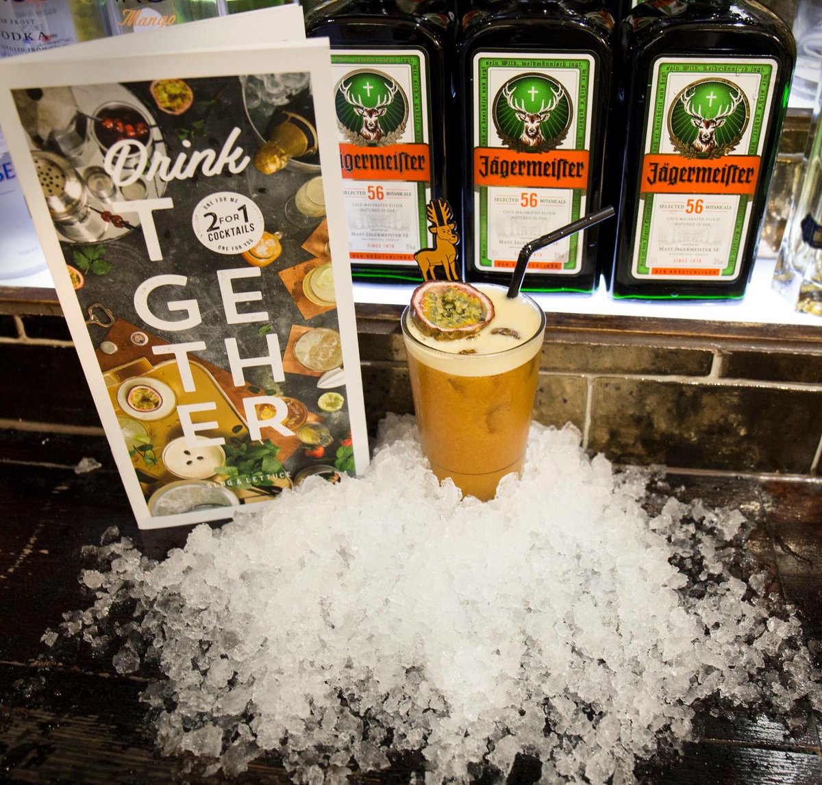 SlugWorcester's tweet photo. Introducing one of our new cocktails, the Horny Stag 🍸 If you like Jägermeister, this one's for you! 🙌🏼✨ #SLNewMenu #Cocktails https://t.co/MOclwDTIZv