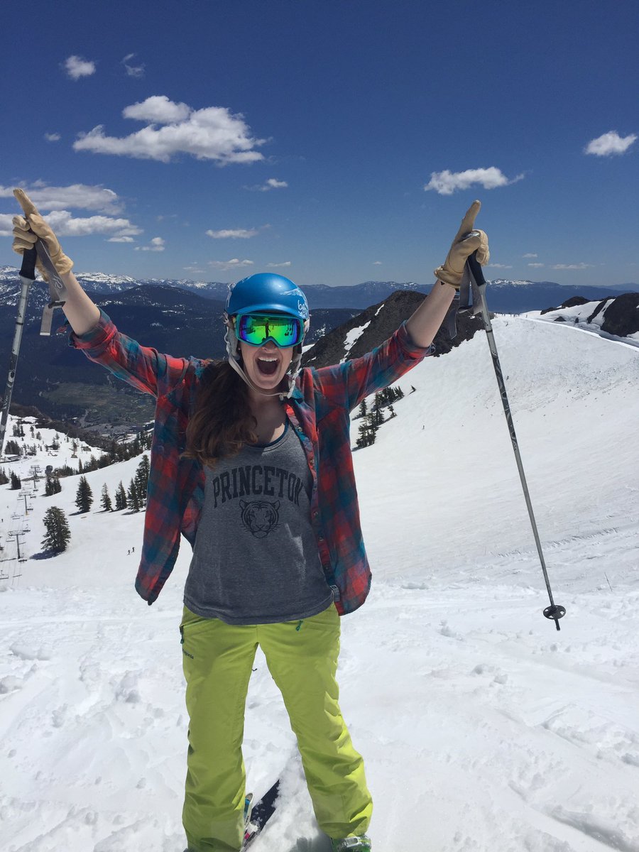 Cheering on <a href="/PUSoftball/">Princeton Softball</a> from the top of a mountain! #GoTigers #IvyChamps