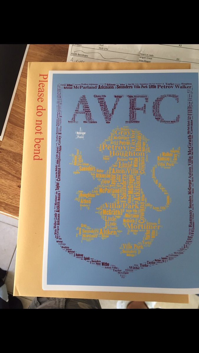 AGT79's tweet image. Know a Villa fan?
I'm giving this print to a follower at 11pm.
To enter;
- RT
- Follow me.
Nice one 👌