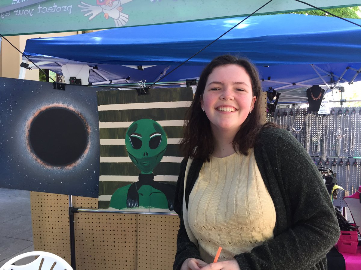 chambersgpam's tweet image. @MHSolarEclipse  The alien artist!